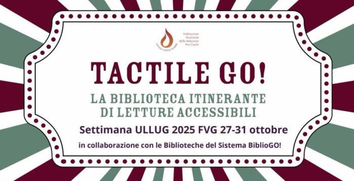Tactile Go! 27 31 Ottobre 2025